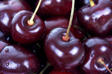 A lot of cherries closed up