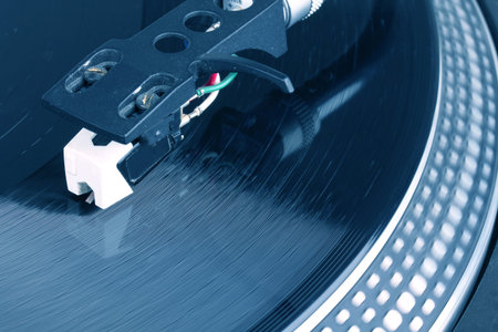 Dj needle , closeup 