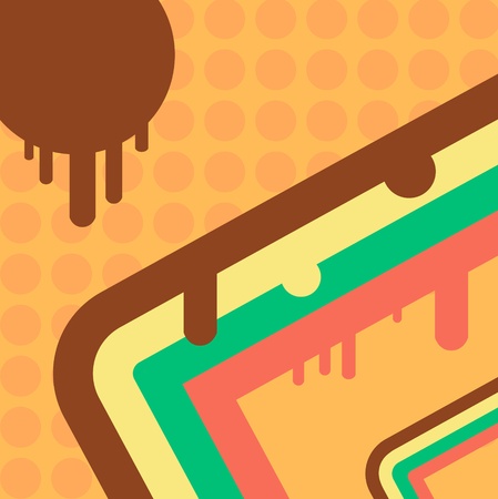 Abstract background, flyer illustrationの写真素材