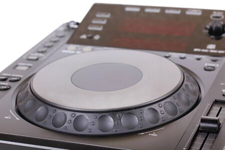 Cd player, closeup の写真素材
