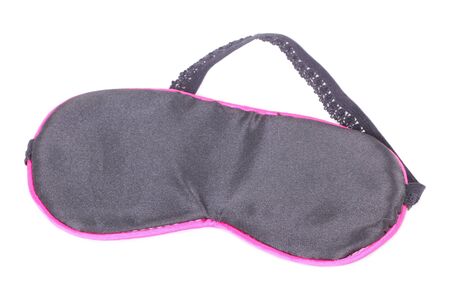 Sleeping mask, isolated on whiteの写真素材