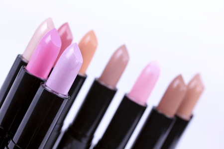 Tools for make-up artist, lipsticksの写真素材