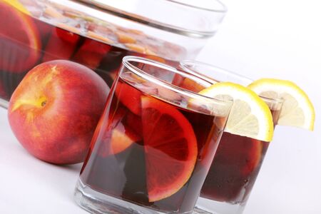 Fresh citrus sangriaの写真素材