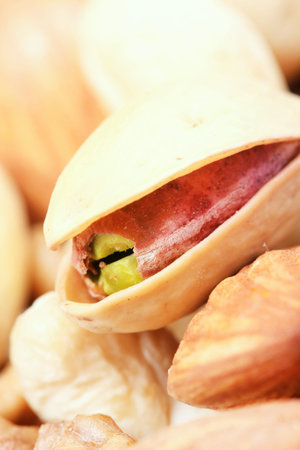 Pistachio macro
