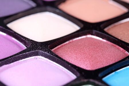 Make-up eyeshadows, closeup shotの写真素材