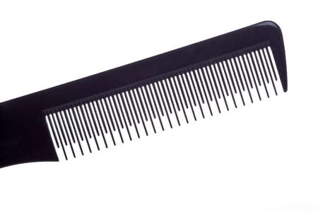 Comb isolated on whiteの写真素材