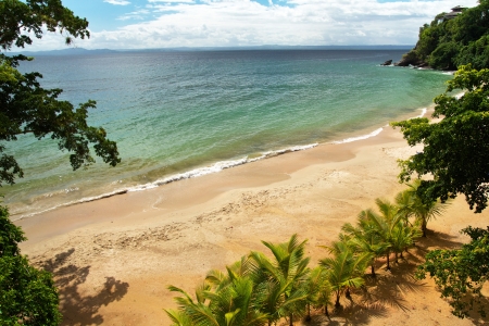 Samana resort beach, Dominican Republicの写真素材
