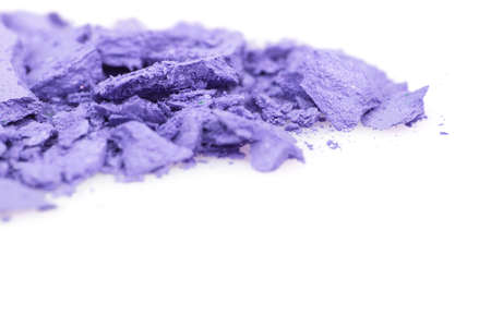 Crushed eyeshadows on white. Beauty conceptの写真素材