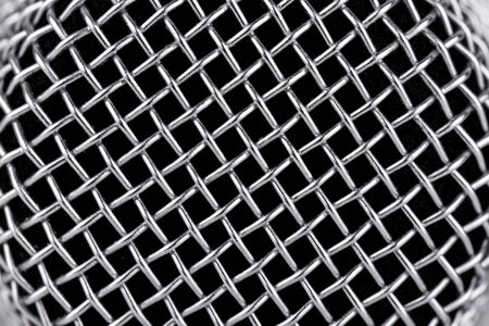 Microphone grill background, macroの写真素材