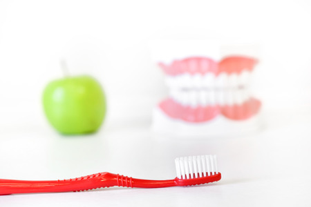 Clean and healthy teeth conceptの写真素材