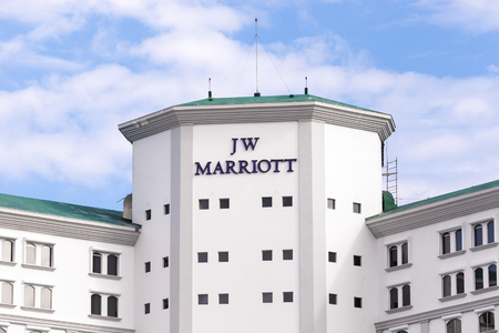 Cancun, Mexico - 12 January 2015: JW Marriott Cancun Resort and Spa buildingのeditorial素材