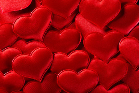 Hearts background. Valentines day celebration. Love card