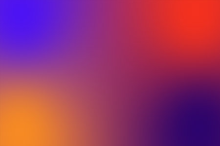 Colorful gradient background. 2d render blur backdrop. Illustrationの写真素材