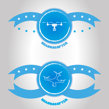 quadcopterのイラスト素材