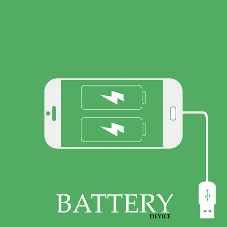 charging mobile phoneのイラスト素材