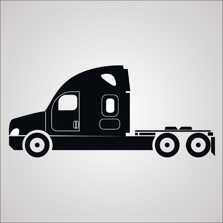American truck without a trailer vector images of any size in perfect quality. icon, icon, symbol, logoのイラスト素材