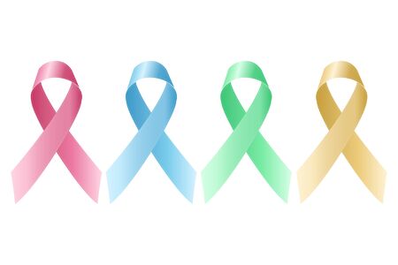 Realistic ribbon - awareness symbolのイラスト素材