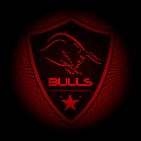 eam logo of the bullsのイラスト素材