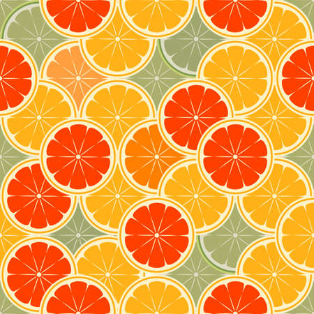 orange paradise -seamless vectorのイラスト素材
