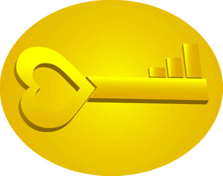 Key to the heartのイラスト素材