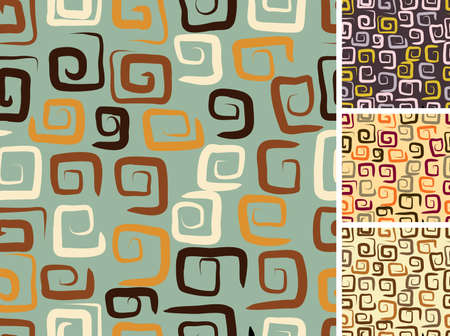 Seamless vector- Four color solutionsのイラスト素材