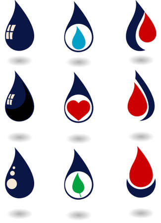 Set of vector symbols for design.See a lot of high-quality vector logo in my portfolioのイラスト素材