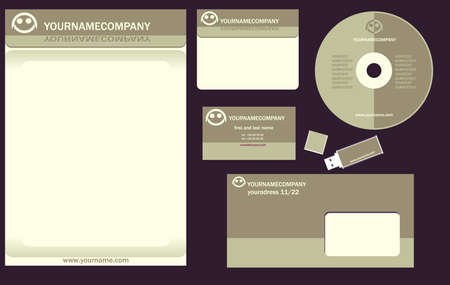 vector corporate identityのイラスト素材