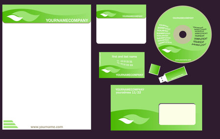 vector corporate identityのイラスト素材