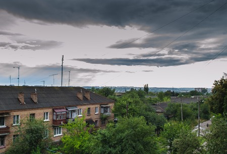 textured skyの写真素材