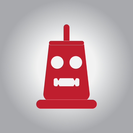 Vector illustration in flat design Halloween icon pumpkinのイラスト素材