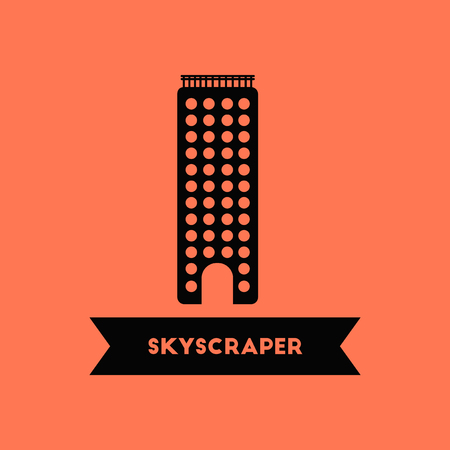 skyscraper buildingのイラスト素材