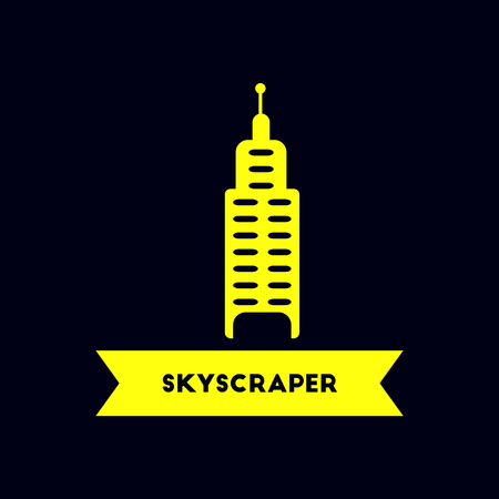 skyscraper buildingのイラスト素材