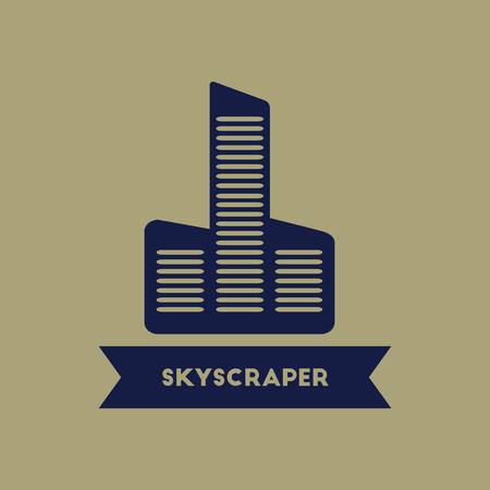 skyscraper buildingのイラスト素材