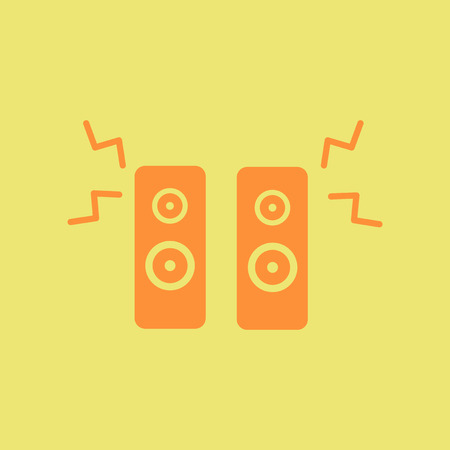 loudspeakersのイラスト素材