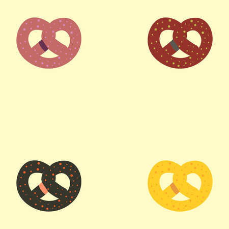 Bagel setのイラスト素材