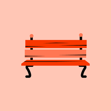 park benchのイラスト素材