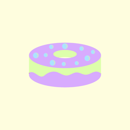 donut vector iconのイラスト素材