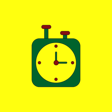 chess clock stopwatch timerのイラスト素材