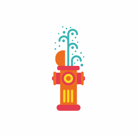 Street Fire Hydrant openのイラスト素材