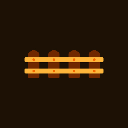 Fence Icon Vectorのイラスト素材