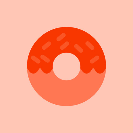 Donut Iconのイラスト素材