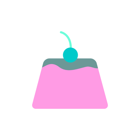 Panna Cottaのイラスト素材