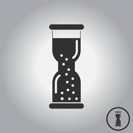 Hourglass with water, watchのイラスト素材