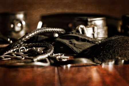 lot of love toys on a wooden tableの写真素材