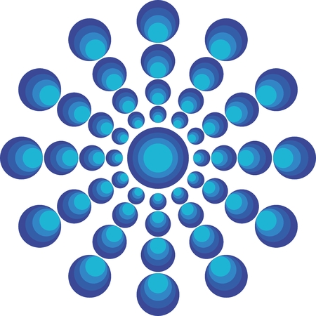 The Blue 70 s year stylingのイラスト素材