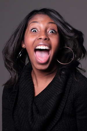 Woman Excitedの写真素材