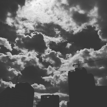 Cloudy day in Bangkokの写真素材