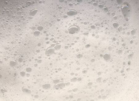 Foam white bubble