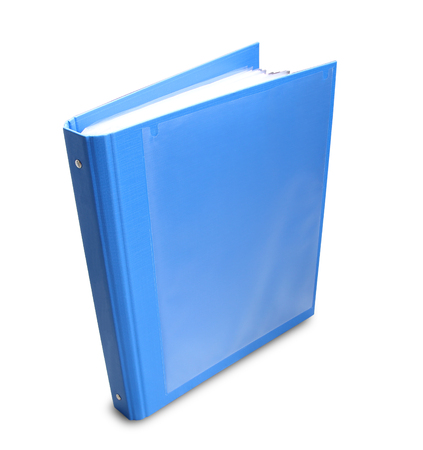 Office folders isolated on white backgroundの写真素材