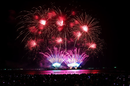 Pattaya International Fireworks Festival, Chonburi province, Thailand, November 27, 2021
